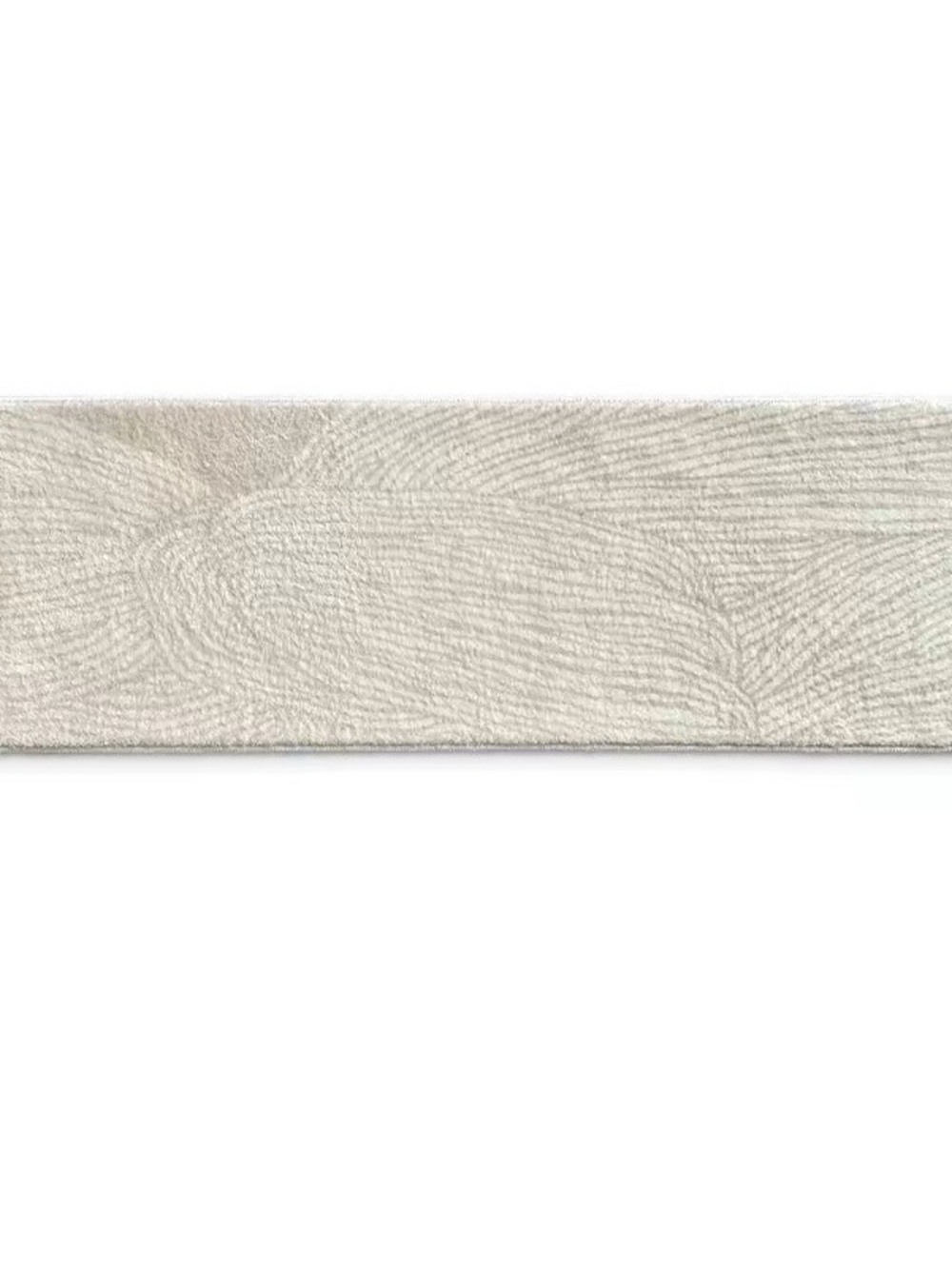 Brand NEW runner rug cream abstract line 15.75”x 46.25”
